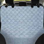 Light Blue Denim Jeans Print Pet Car Back Seat Cover