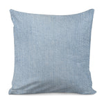 Light Blue Denim Jeans Print Pillow Cover