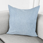Light Blue Denim Jeans Print Pillow Cover
