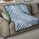 Light Blue Denim Jeans Print Quilt