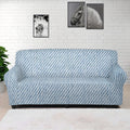 Light Blue Denim Jeans Print Sofa Cover