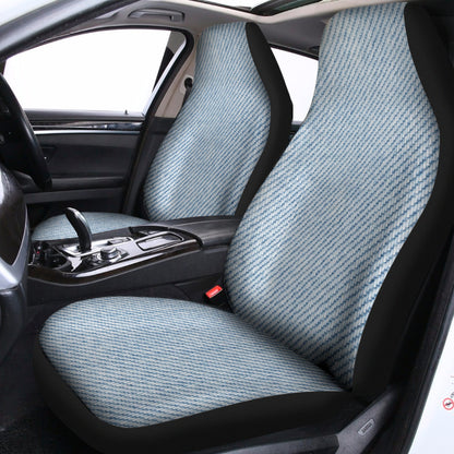 Light Blue Denim Jeans Print Universal Fit Car Seat Covers