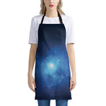 Light Blue Space Print Apron