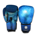 Light Blue Space Print Boxing Gloves