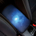 Light Blue Space Print Car Center Console Cover