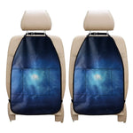Light Blue Space Print Car Seat Organizers