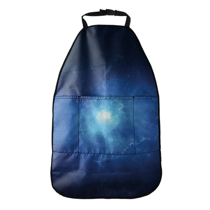 Light Blue Space Print Car Seat Organizers