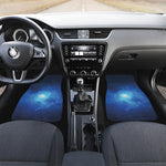 Light Blue Space Print Front Car Floor Mats