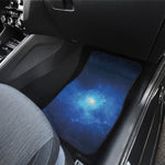 Light Blue Space Print Front Car Floor Mats