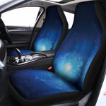Light Blue Space Print Universal Fit Car Seat Covers