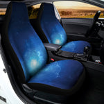 Light Blue Space Print Universal Fit Car Seat Covers