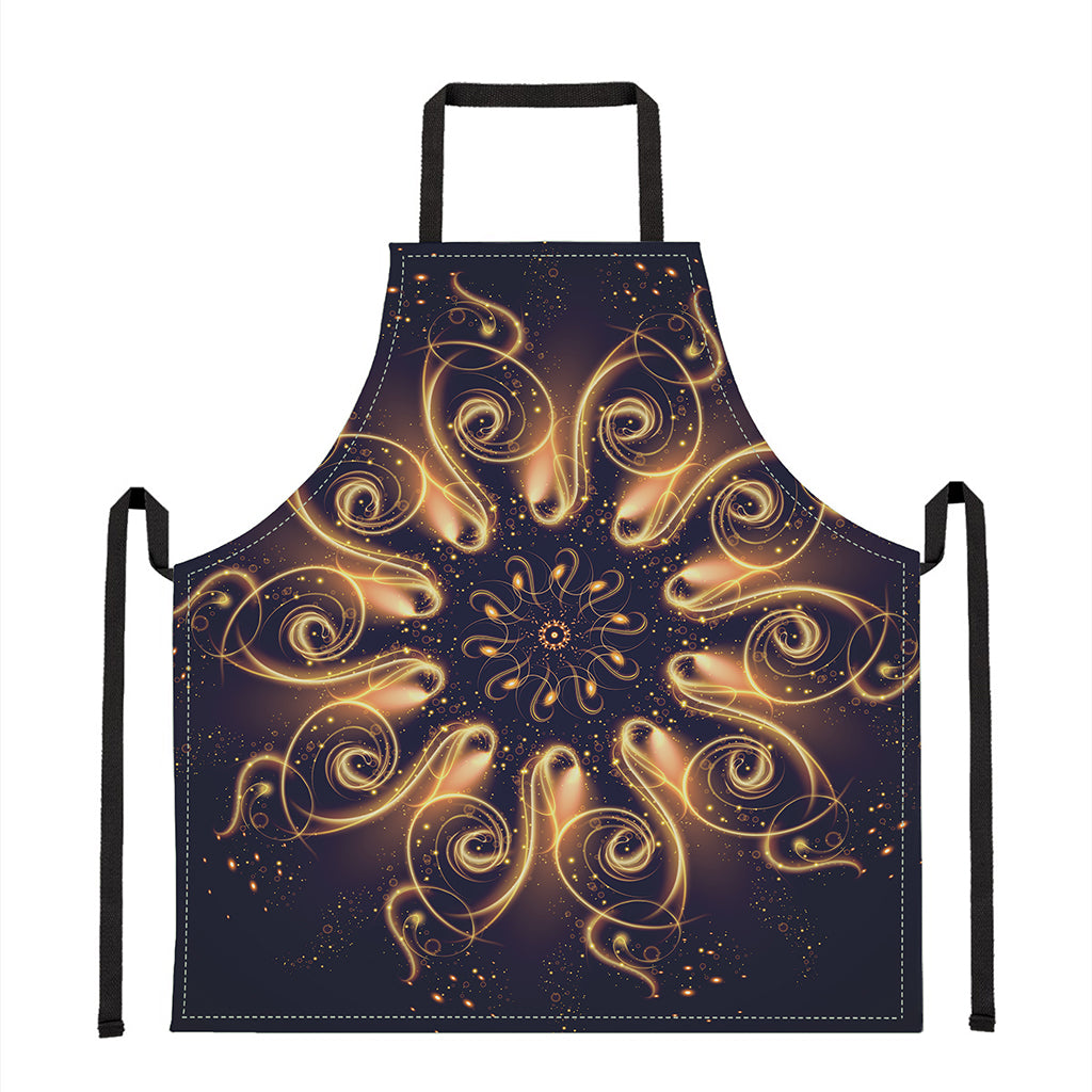 Light Fractal Print Apron