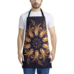 Light Fractal Print Apron
