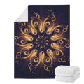 Light Fractal Print Blanket
