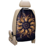 Light Fractal Print Car Seat Organizers