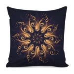 Light Fractal Print Pillow Cover
