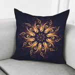 Light Fractal Print Pillow Cover