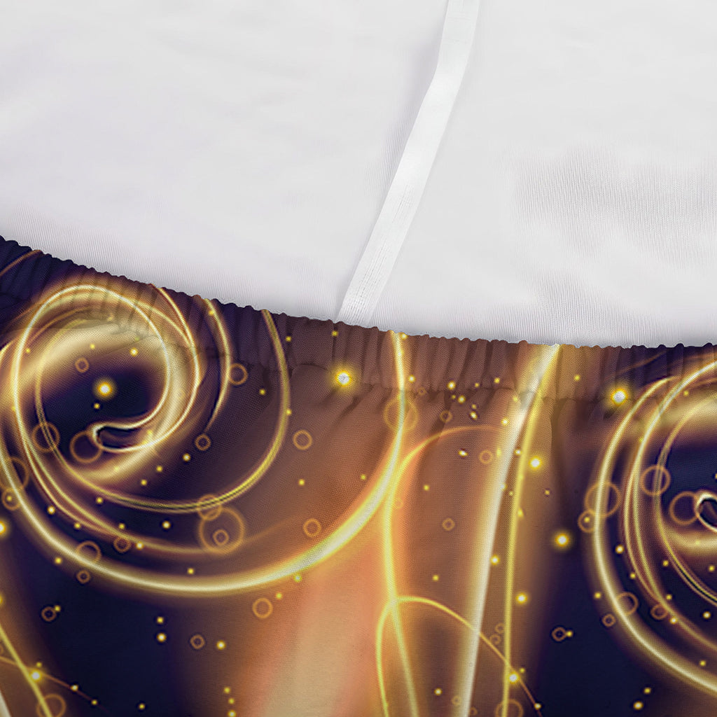 Light Fractal Print Sofa Cover