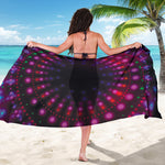 Light Mandala Print Beach Sarong Wrap