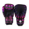 Light Mandala Print Boxing Gloves