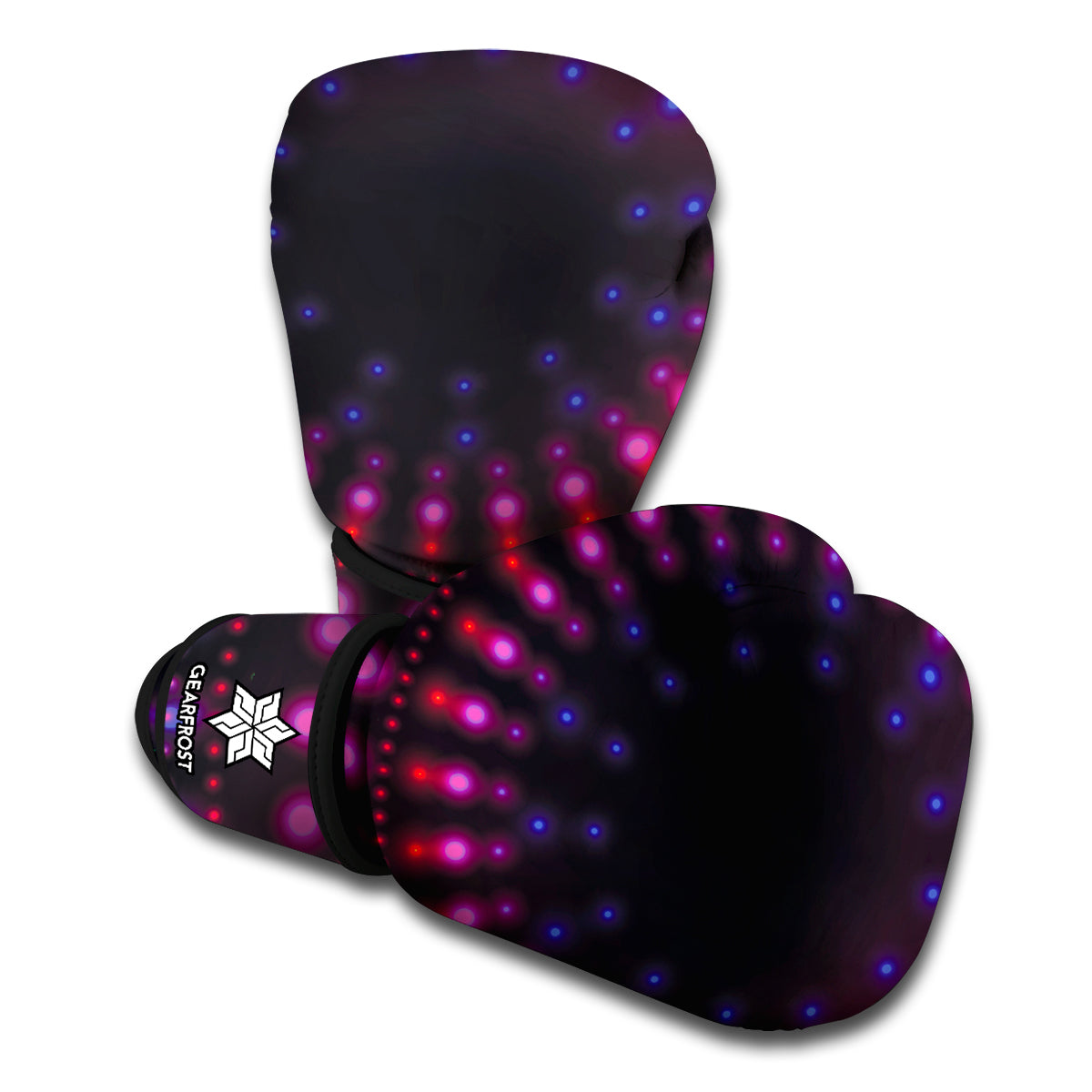 Light Mandala Print Boxing Gloves