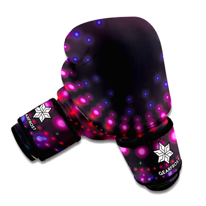 Light Mandala Print Boxing Gloves