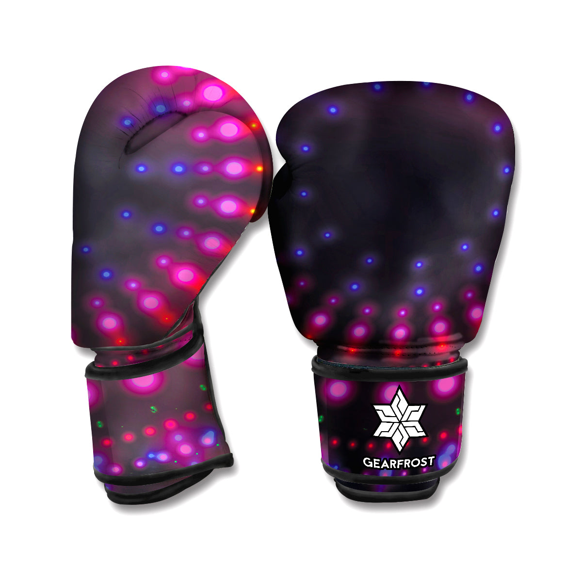 Light Mandala Print Boxing Gloves