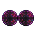 Light Mandala Print Car Coasters