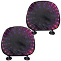 Light Mandala Print Car Headrest Covers