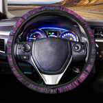 Light Mandala Print Car Steering Wheel Cover