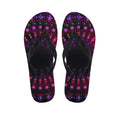 Light Mandala Print Flip Flops