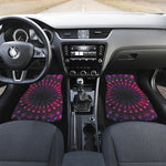 Light Mandala Print Front and Back Car Floor Mats