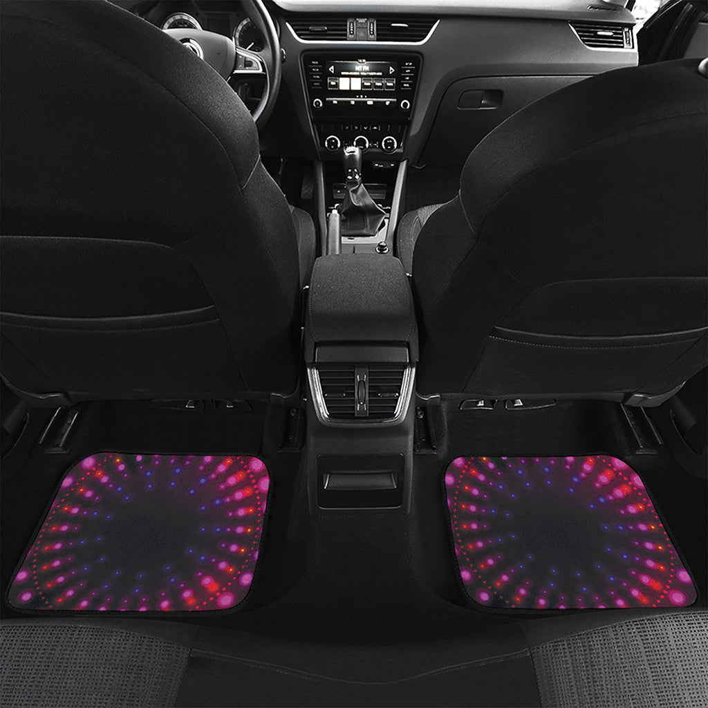 Light Mandala Print Front and Back Car Floor Mats
