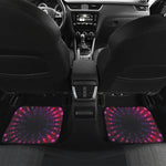 Light Mandala Print Front and Back Car Floor Mats