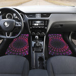 Light Mandala Print Front Car Floor Mats