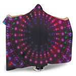 Light Mandala Print Hooded Blanket