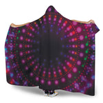 Light Mandala Print Hooded Blanket