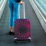Light Mandala Print Luggage Cover