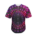 Light Mandala Print Men's Baseball Jersey