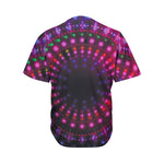 Light Mandala Print Men's Baseball Jersey