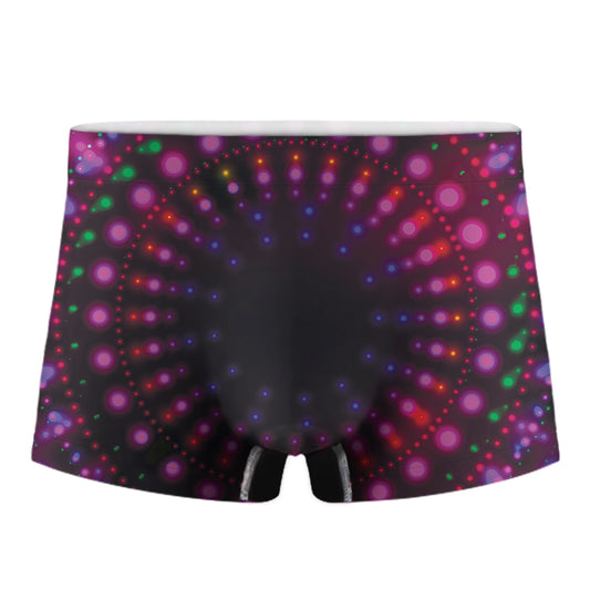Light Mandala Print Men's Boxer Briefs
