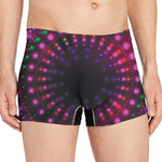 Light Mandala Print Men's Boxer Briefs