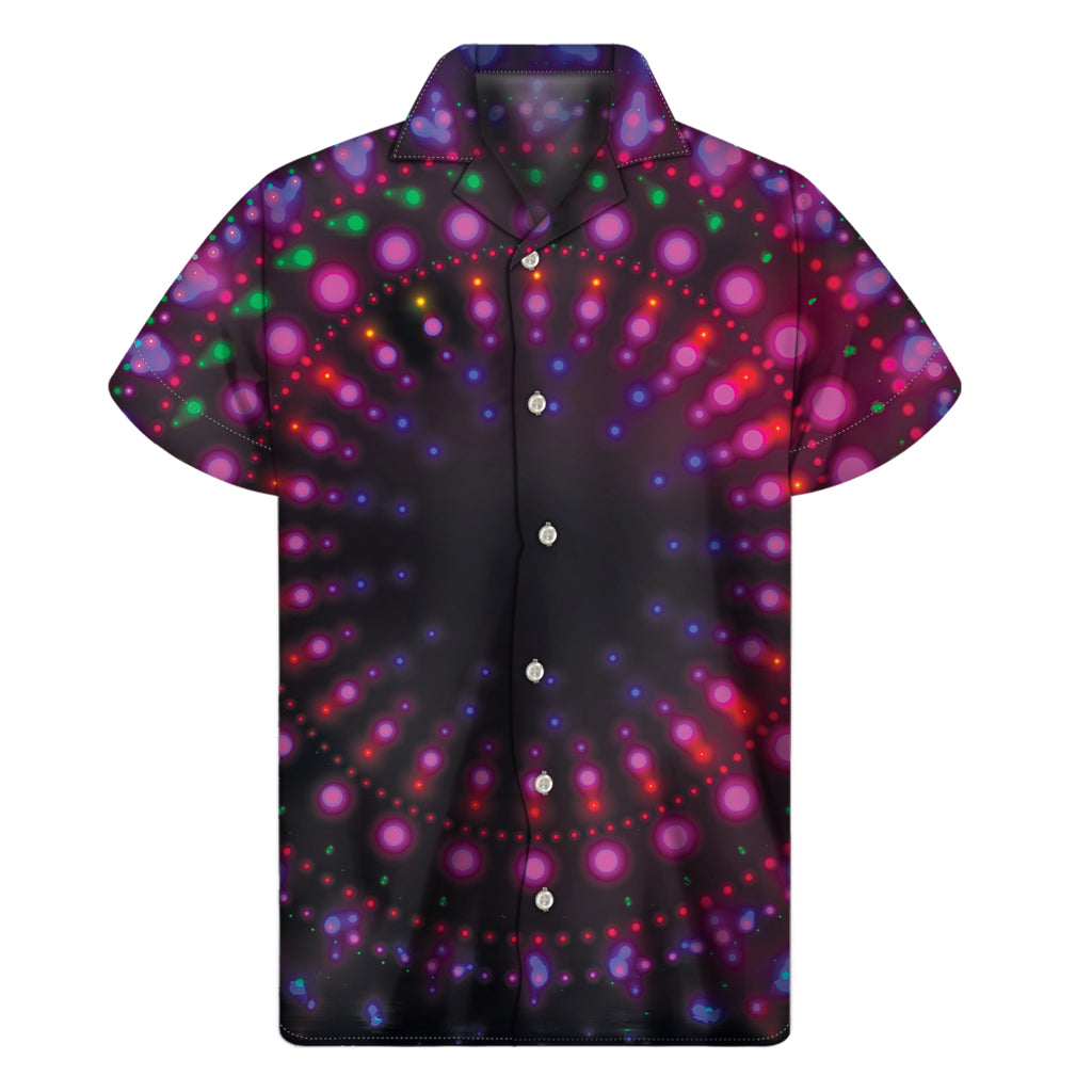 Light Mandala Print Men's Short Sleeve Shirt