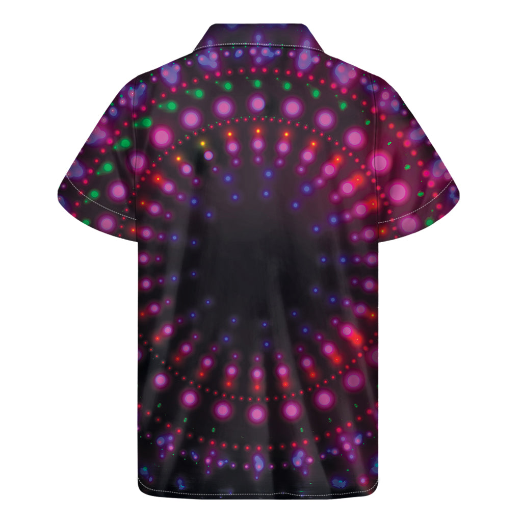 Light Mandala Print Men's Short Sleeve Shirt