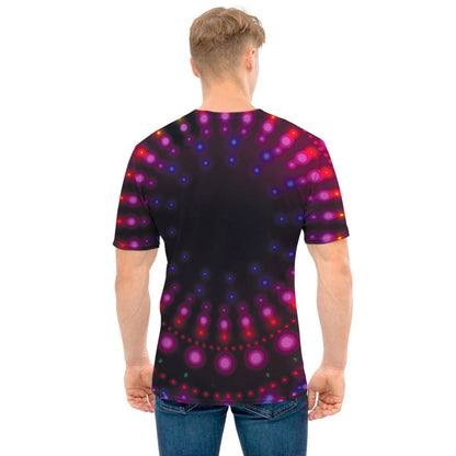 Light Mandala Print Men's T-Shirt