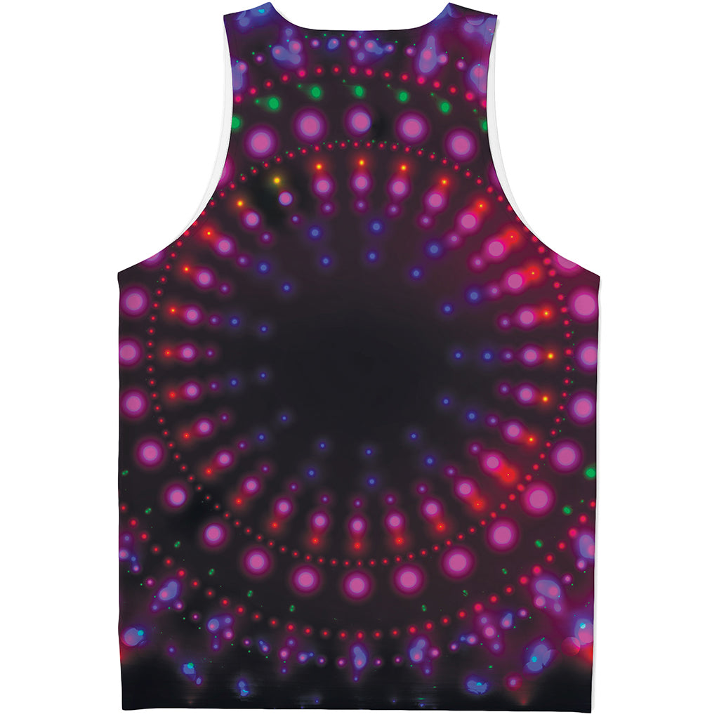 Light Mandala Print Men's Tank Top