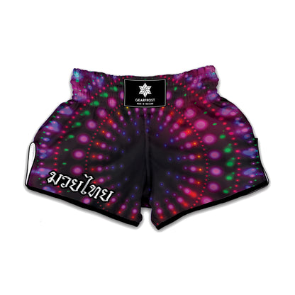 Light Mandala Print Muay Thai Boxing Shorts