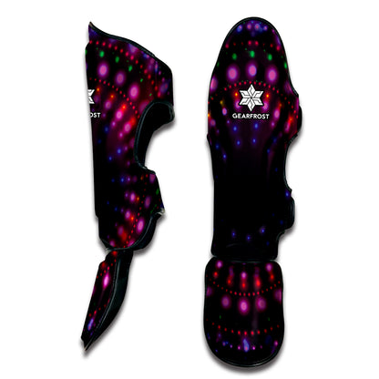 Light Mandala Print Muay Thai Shin Guard