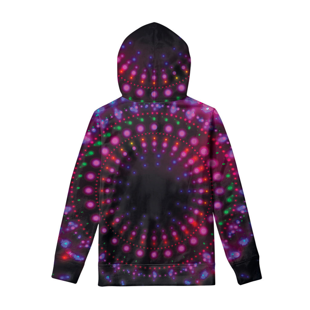 Light Mandala Print Pullover Hoodie