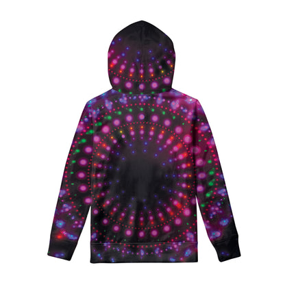 Light Mandala Print Pullover Hoodie